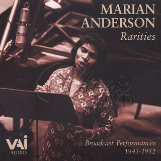 MARIAN ANDERSON: Rarities (CD)