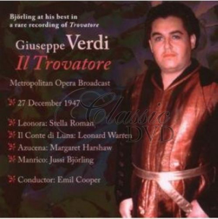 VERDI,G.: Il Trovatore - Trubadúr 1947 [Bjorling/Warren] (2CD)