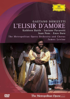 DONIZETTI,G.: L`Elisir D`Amore - Nápoj lásky. Kathleen Battle · Luciano Pavarotti. Metropolitan Opera (DVD)