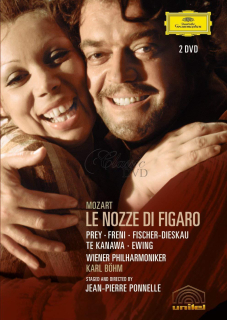 MOZART,W.A.: Le Nozze di Figaro - Figarova svatba. Hermann Prey · Mirella Freni · Dietrich Fischer-Dieskau (2DVD)