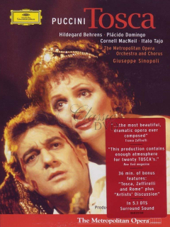 PUCCINI,G.: Tosca - Hildegard Behrens · Plácido Domingo. Metropolitan Opera (DVD)