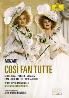 MOZART,W.A.: Cosi fan Tutte - Takové jsou všechny. Edita Gruberova · Delores Ziegler · Teresa Stratas. Vienna State Opera] (2DVD)