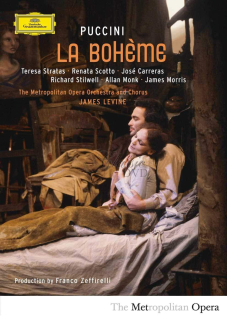 PUCCINI,G.: La Boheme. Teresa Stratas · José Carreras, Metropolitan Opera, James Levine (DVD)