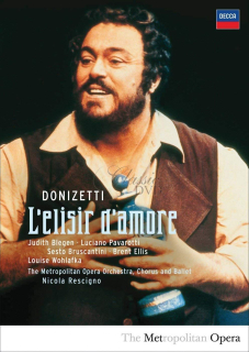 DONIZETTI,G.: L`Elisir D`Amore - Nápoj lásky. Luciano Pavarotti. Metropolitan Opera (DVD)