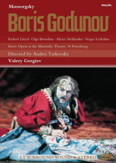 MUSSORGSKY,M.: Boris Godunov. Lloyd · Borodina · Steblianko · Leiferkus. Valery Gergiev (2DVD)