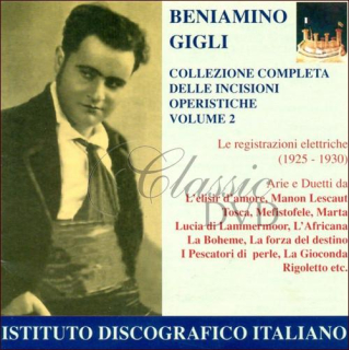 BENIAMINO GIGLI: Opera Arias (2CD)