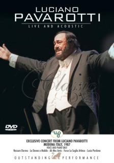 LUCIANO PAVAROTTI Live & Acoustic - Concert in Modena (DVD)