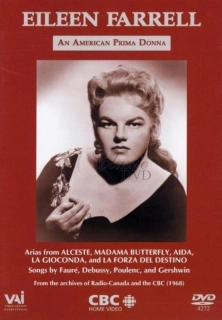 EILEEN FARRELL: Opera arias - American Prima Donna (DVD)