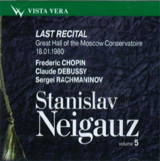 Stanislav Neigauz, vol. 5 Last Recital (CD)