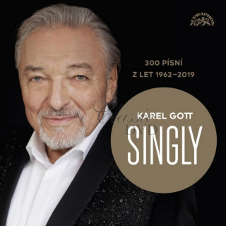 KAREL GOTT Singly / 300 písní z let 1962-2019 DÁRKOVÁ EDICE (15CD)