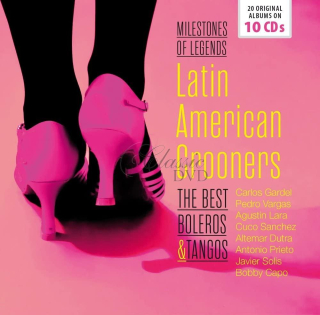 Latin American Crooners: Best Boleros & Tangos - DÁRKOVÁ EDICE (10CD)