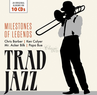 Trad Jazz - Milestones Of Legends - DÁRKOVÁ EDICE (10CD)