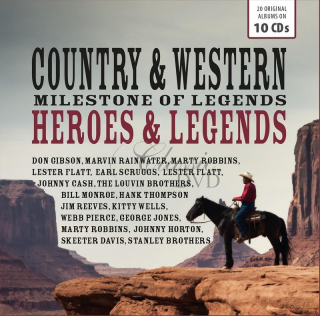 Country & Western - Heroes & Legends (10CD)