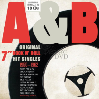 A & B Original 7" Rock'N'Roll Hit Singles 1955-62 DÁRKOVÁ EDICE (10CD)