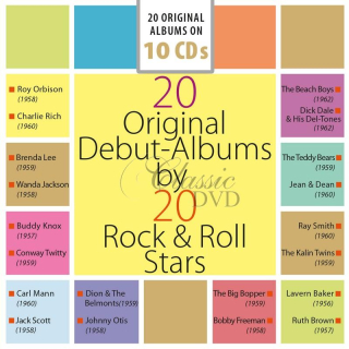 20 Original Debut Albums By 20 Rock & Roll Stars - DÁRKOVÁ EDICE (10CD)