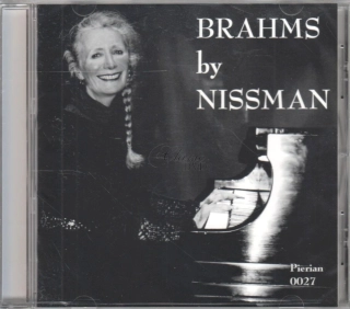 BRAHMS by Nissman (CD)