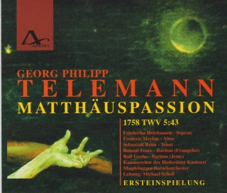 TELEMANN,G.P.: Matthäuspassion 1758 TWV 5:43 (2CD)