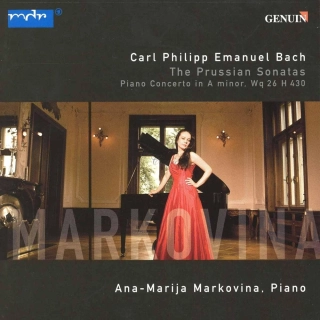 C P E Bach: The Prussian Sonatas 1-6, Piano Concerto Wq.26 (CD)