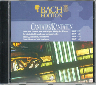 BACH,J.S.: Kantáty BWV 137, 25, 119, 43 (CD)