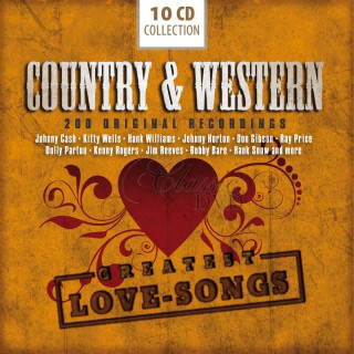 Country & Western - 200 Greatest Love Songs (10CD)