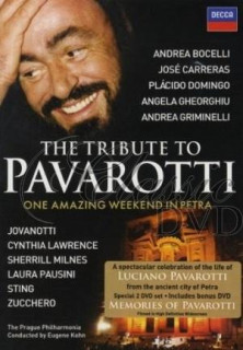 The Tribute to Pavarotti - One Amazing Weekend in Petra. Bocelli,Carreras,Domingo (2DVD)