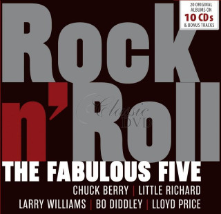 The Fabulous Five. Rock'N'Roll - 20 Original Albums & Bonus Tracks DÁRKOVÁ EDICE (10CD)