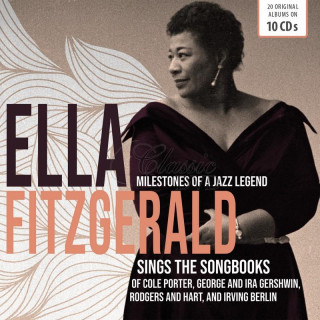 ELLA FITZGERALD - Sings The Songbooks / Milestones Of A Jazz Legend (10CD)